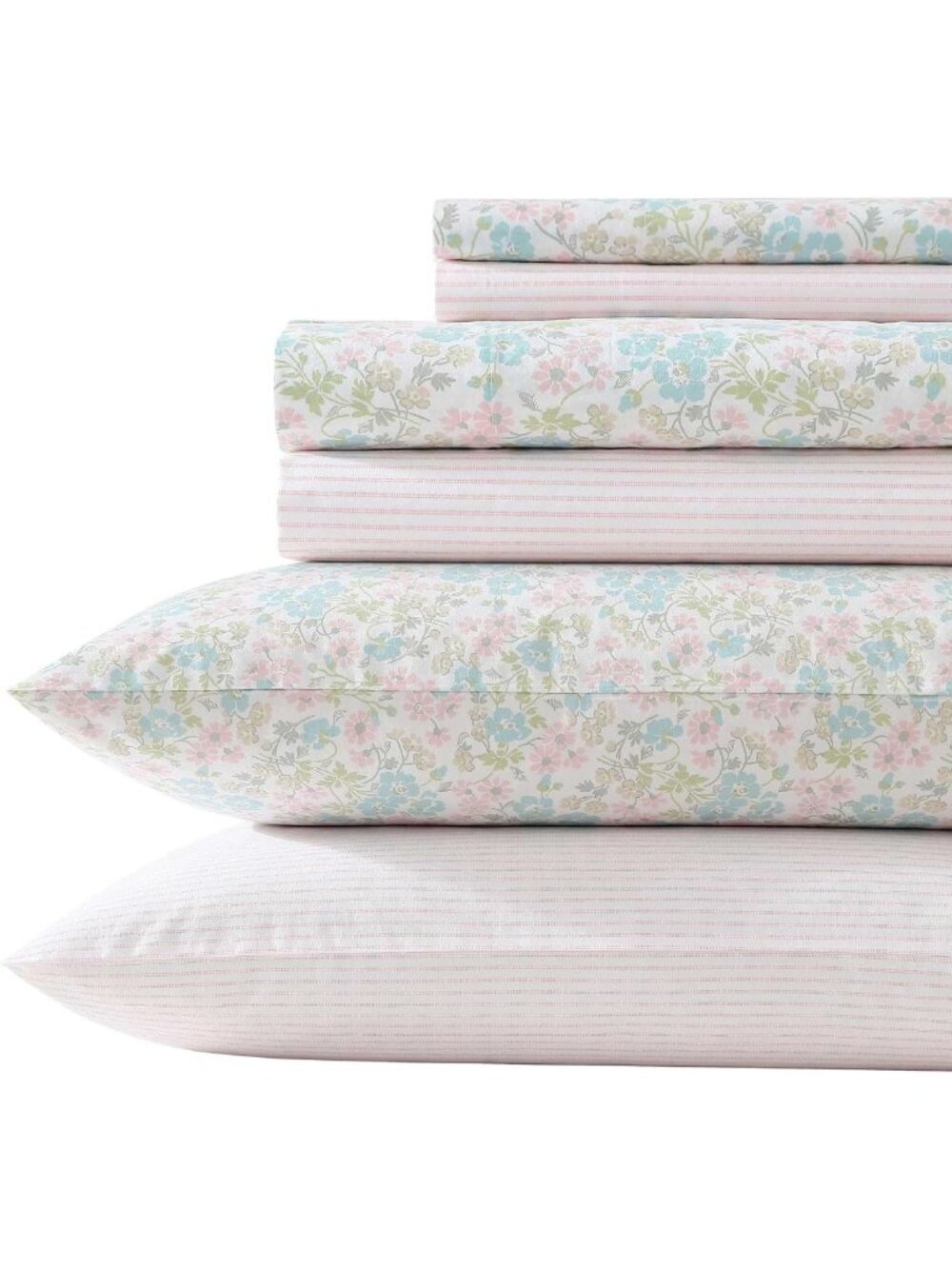 Queen Sheet Set with Fitted Sheet & Bonus Pillowcases - Soft, Cozy Bedding